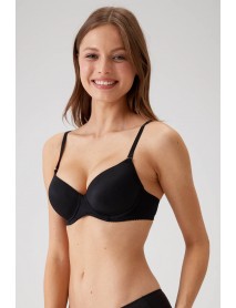  Pierre Cardin Underwire,Unsupported Bra 6000 Black