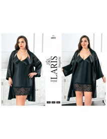 Laris Big Size Satin Set Of 2 6001