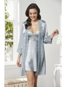 Pierre Cardin Satin 6 Piece Blue Set 6010