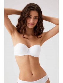  Pierre Cardin Underwire,Strapless,Unsupported Bra 6020 White
