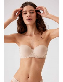   Pierre Cardin Underwire,Strapless,Unsupported Bra 6020 Skin
