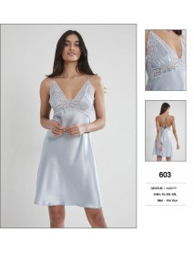 Pierre Cardin Blue Short Nightgown 603