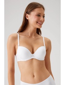  Pierre Cardin Underwire,Unsupported Bra 6040 White
