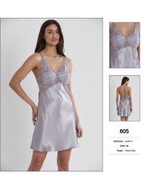 Pierre Cardin Grey Short Nightgown 605 