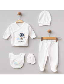 ZIPIR BOY 0-3 MONTHS BALLOON AND SEALED 5-PIECE SET 609