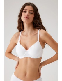 Pierre Cardin Unsupported B Cup Bra 6104 White