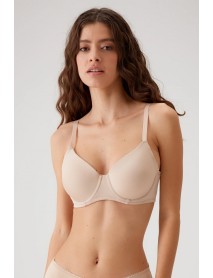 Pierre Cardin Unsupported D Cup Bra 6104 Skin