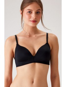 Pierre Cardin Without Underwire,Without Support,C Cup Micro Bra 6110 Black