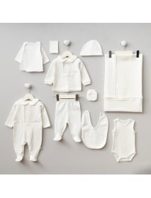 PUGI BOY 0-3 MONTHS VOULE PLEATED SET OF 10 6200