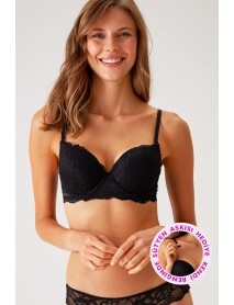 Pierre Cardin Extra Support,Bra 6208 Black
