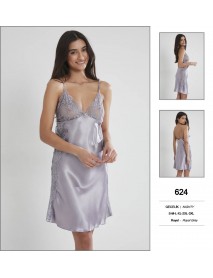 Pierre Cardin Grey Short Nightgown 624  