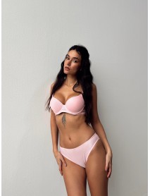 Cansoy Supported,Pink Bra Set 625TK