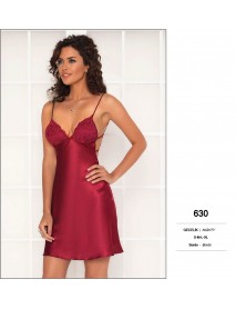 Pierre Cardin Burgundy Short Nightgown 630