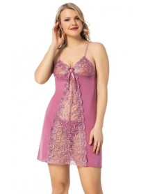 Kota Transparent Fantasy Nightgown Set 6338