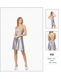 Pierre Cardin Grey Short Nightgown 635