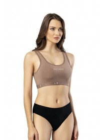 Kota Wide Strap Diver Bustier Mink 6445