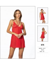 Pierre Cardin Red Short Nightgown 675
