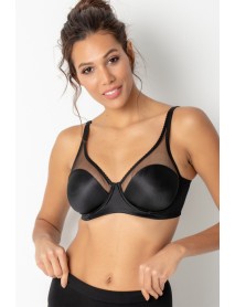 Miorre Black Color Minimizer Bra 148-006840 