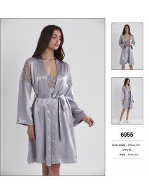 Pierre Cardin Satin 6 Pcs Grey Set 6955 
