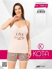 Kota Shorts Strap Pajama Set 7000-25