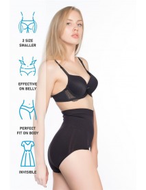 Emay 7024 Thin High Waist Slip Corset Black