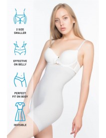 Emay 7026 Thin High Waist Corset White