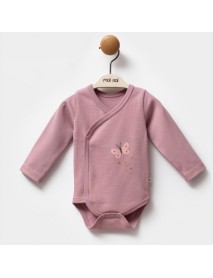 MOI NOI GIRL 0/3-3/6 MONTHS BUTTERFLY CROSS BREASTED BODY 7091