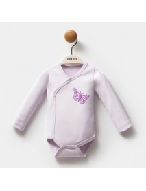 MOI NOI GIRL 0/3-3/6 MONTHS BUTTERFLY CROSS BREASTED BODY 7118