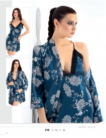 Moongirl 2-Piece Short Nightgown Set 719 
