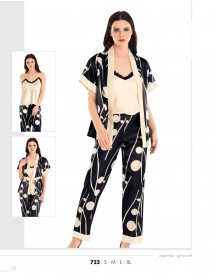 Moongirl 3-Pieces Pajama Set 723 