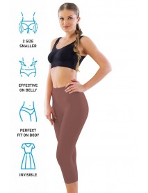 MI Emay 7300 Battal Capri Tights Brown