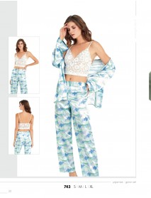 Moongirl 3-Pieces Pajama Set 743 