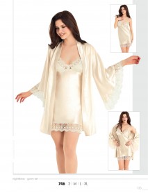 Moongirl 2-Pieces Short Nightgown Set 746 
