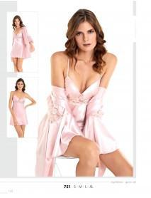 Moongirl 2-Pieces Short Nightgown Set 751 