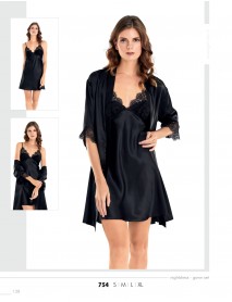 Moongirl 2-Pieces Short Nightgown Set 754 