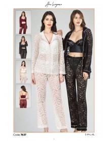 Ahu 3-Piece Pajama Set 7637  