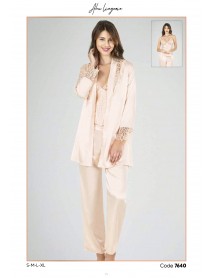 Ahu 3-Piece Pajama Set 7640 