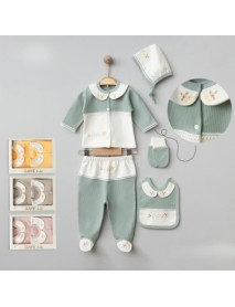 GAYE BABY GIRL 0-3 MONTHS FREE EMBROIDERED 5-PIECE SET 7643