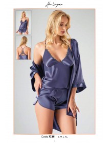 Ahu 3-Piece Shorts Set Nightgown 7725 