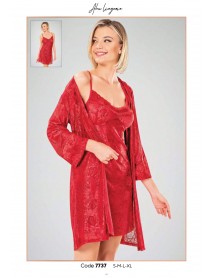 Ahu Short 2 Piece Nightgown 7737 