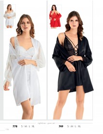 Moongirl 2-Pieces Short Nightgown Set 749 