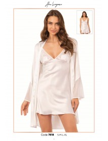 Ahu Short Nightgown,Dressing Gown Set Of 2 7818 AH