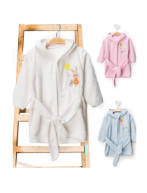 BUUDE UNISEX 2-3 YEARS OLD BALLOON RABBIT BATHROBE 7915