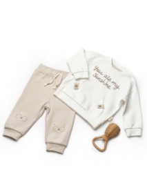 BABYCOSY UNISEX 6-9-12-18-24 MONTHS TEDDY 2-PIECE SET 8112