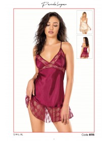 Ahu Satin Short Nightgown 8115