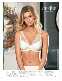 Orkide Big Size Unpadded B-C-D Cup Bra 8200 