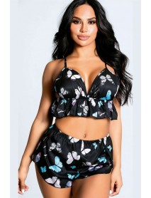 For Dreams Satin Mini Shorts Set 8322