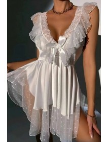 For Dreams Lace Detailed Nightgown 8422