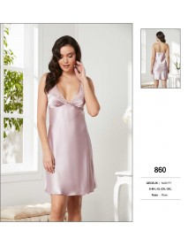Pierre Cardin Big Size Rose Short Nightgown 860
