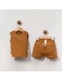 POPSHOPS BOYS 6-9-12-18 MONTHS SUIT WITH SHORTS 862